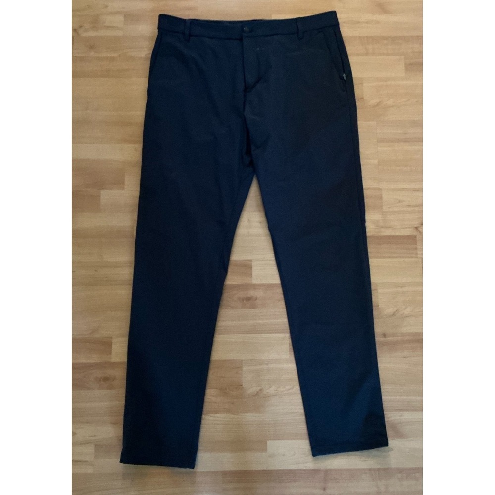 Lululemon ABC Trouser Mens 38 Tall Black Performance Pants Stretch 34.5 Inseam